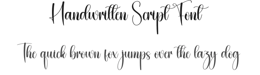 Handwritten Script Font by creativeletter — Script Handwritten Font