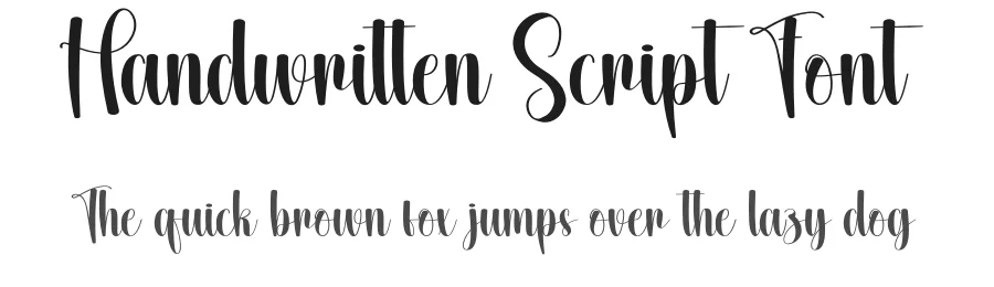 Handwritten Script Font by creativeletter — Script Handwritten Font