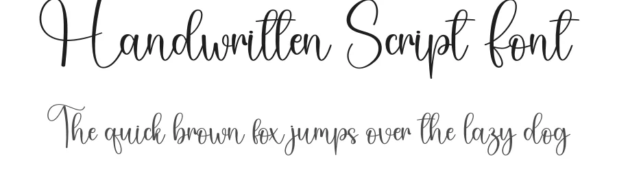 Handwritten Script Font by andikastudio — Script Handwritten Font