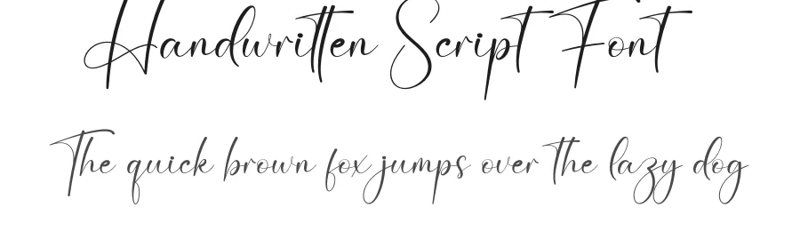 Handwritten Script Font by creativeletter — Script Handwritten Font