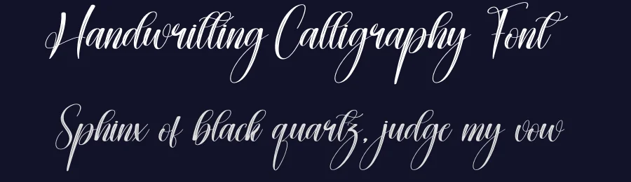 Handwritting Calligraphy Font by creativeletter — Script Handwritten Font — thumbnail 2