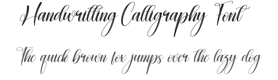 Handwritting Calligraphy Font by creativeletter — Script Handwritten Font