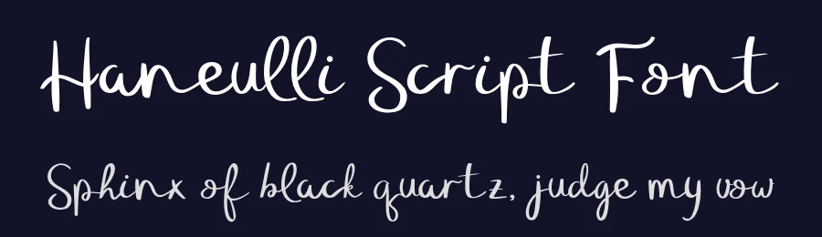 Haneulli Script Font by Creatifontstudios — Script Handwritten Font — thumbnail 2