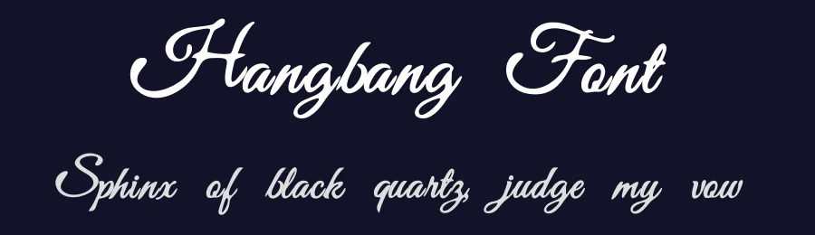 Hangbang Font by albert_kalingga — Script Handwritten Font — thumbnail 2
