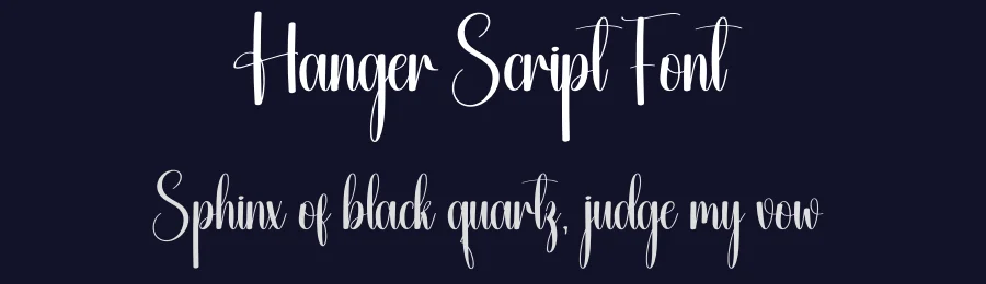 Hanger Script Font by creativeletter — Script Handwritten Font — thumbnail 2