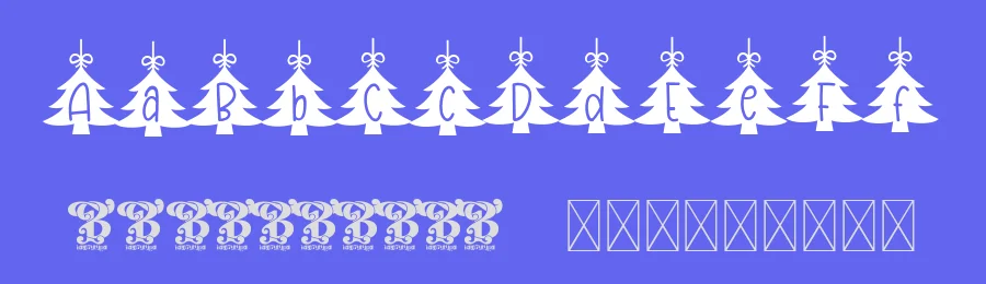 Hanging Christmas Font by bearydsgn — Decorative Font — thumbnail 3