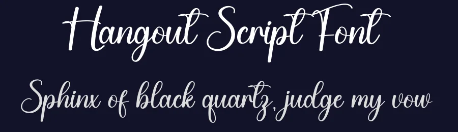 Hangout Script Font by creativeletter — Script Handwritten Font — thumbnail 2