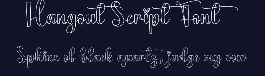 Hangout Script Font by creativeletter — Script Handwritten Font — thumbnail 2