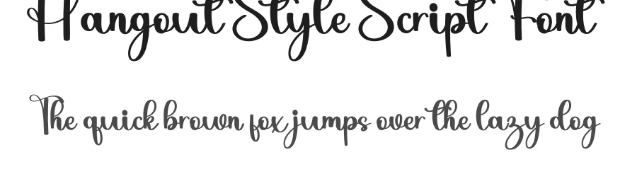Hangout Style Script Font by inermediaSTUDIO — Script Handwritten Font