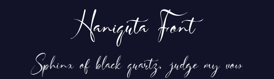 Haniquta Font by Denustudios — Script Handwritten Font — thumbnail 2