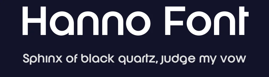 Hanno Font by That That Creative — Sans Serif Font — thumbnail 2