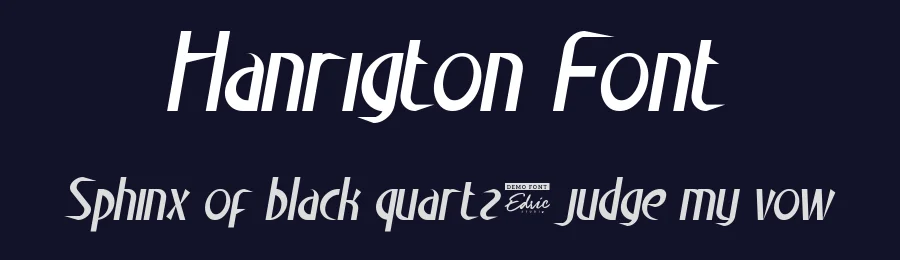 Hanrigton Font by edricstudio — Display Font — thumbnail 2