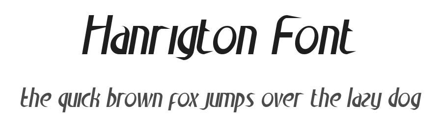 Hanrigton Font by edricstudio — Display Font