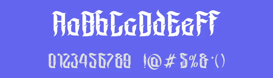 Hansgrate Blackletter Font by Dhabee — Blackletter Font — thumbnail 3