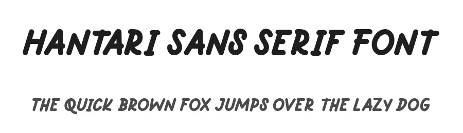 Hantari Sans Serif Font by Inspiratype — Sans Serif Font