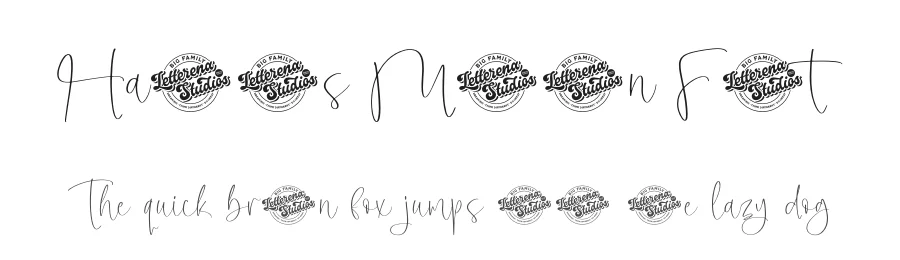 Hanters Maroon Font by letterenastudios — Script Handwritten Font