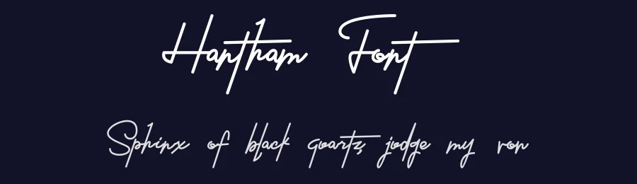 Hantham Font by albert_kalingga — Decorative Font — thumbnail 2