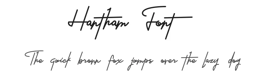 Hantham Font by albert_kalingga — Decorative Font