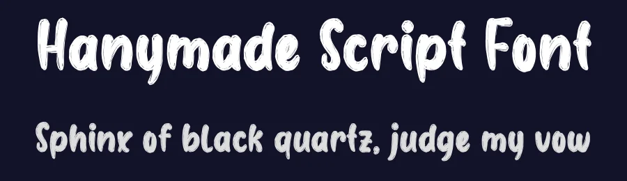 Hanymade Script Font by andikastudio — Script Handwritten Font — thumbnail 2