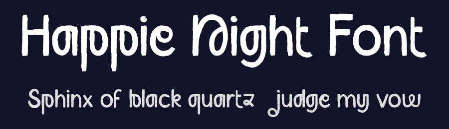 Happie Night Font by Inviline.co — Display Font — thumbnail 2