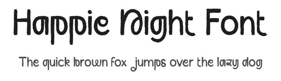 Happie Night Font by Inviline.co β Display Font