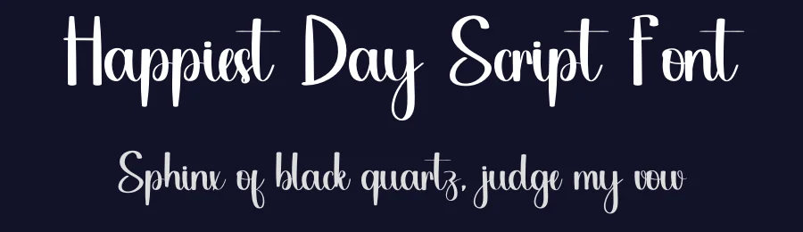 Happiest Day Script Font by inermediaSTUDIO — Script Handwritten Font — thumbnail 2