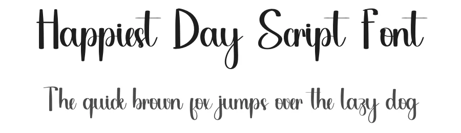 Happiest Day Script Font by inermediaSTUDIO — Script Handwritten Font