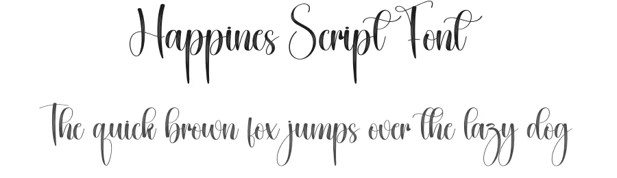 Happines Script Font by creativeletter — Script Handwritten Font