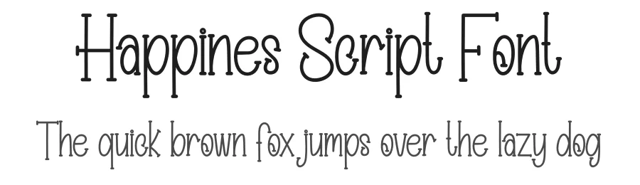 Happines Script Font by creativeletter — Display Font
