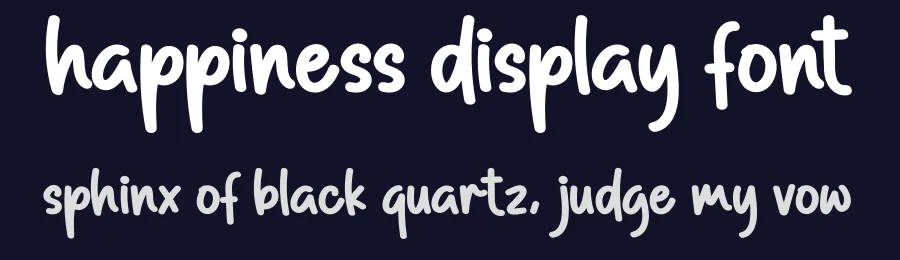 Happiness Display Font by creativeletter — Script Handwritten Font — thumbnail 2