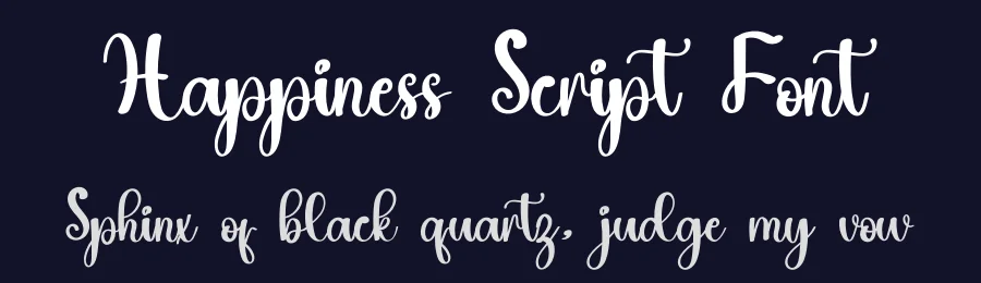 Happiness Script Font by inermediaSTUDIO — Script Handwritten Font — thumbnail 2