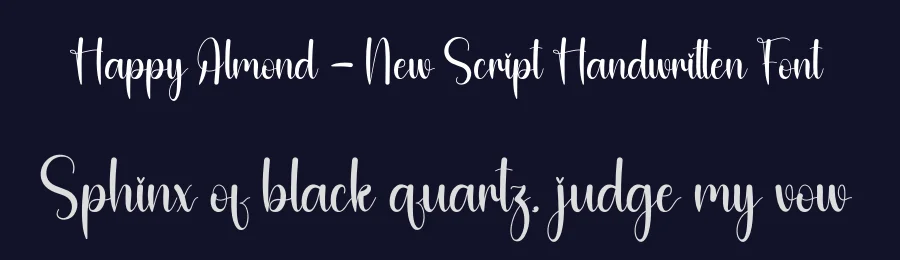Happy Almond – New Script Handwritten Font by andikastudio — Script Handwritten Font — thumbnail 2
