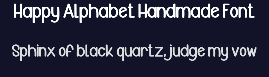 Happy Alphabet Handmade Font by inermediaSTUDIO — Display Font — thumbnail 2