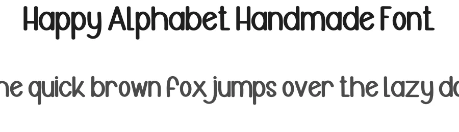 Happy Alphabet Handmade Font by inermediaSTUDIO — Display Font