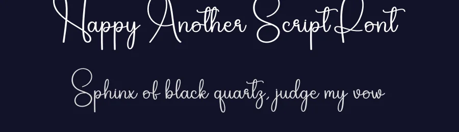 Happy Another Script Font by creativeletter — Script Handwritten Font — thumbnail 2
