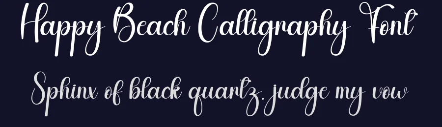 Happy Beach Calligraphy Font by andikastudio — Script Handwritten Font — thumbnail 2