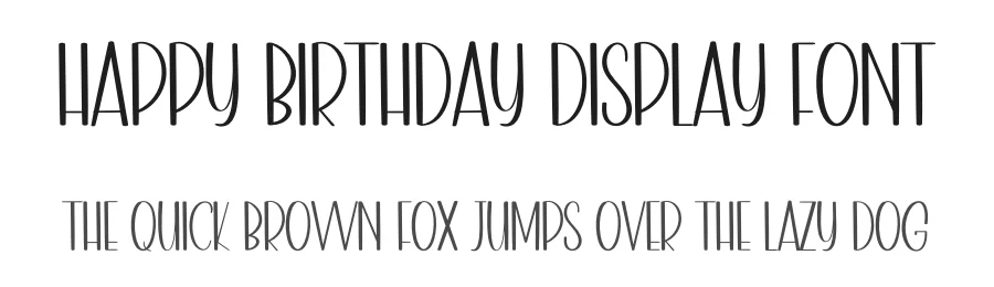 Happy Birthday Display Font by inermediaSTUDIO — Script Handwritten Font