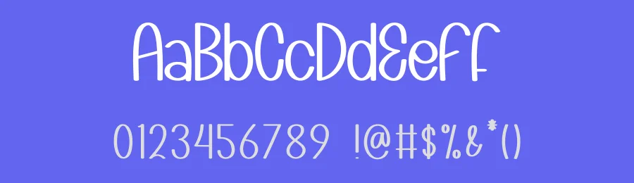 Happy Birthday Display Font by creativeletter — Display Font — thumbnail 3