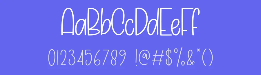 Happy Birthday Display Font by creativeletter — Display Font — thumbnail 3
