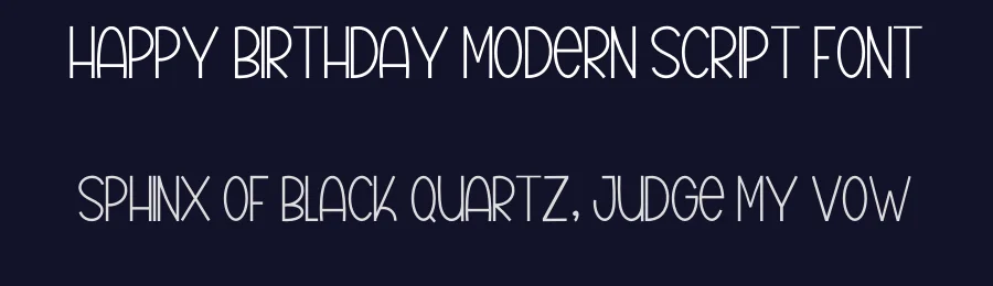 Happy Birthday Modern Script Font by inermediaSTUDIO — Display Font — thumbnail 2