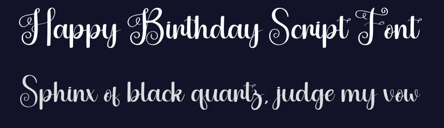 Happy Birthday Script Font by andikastudio — Script Handwritten Font — thumbnail 2