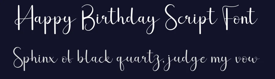 Happy Birthday Script Font by andikastudio — Script Handwritten Font — thumbnail 2
