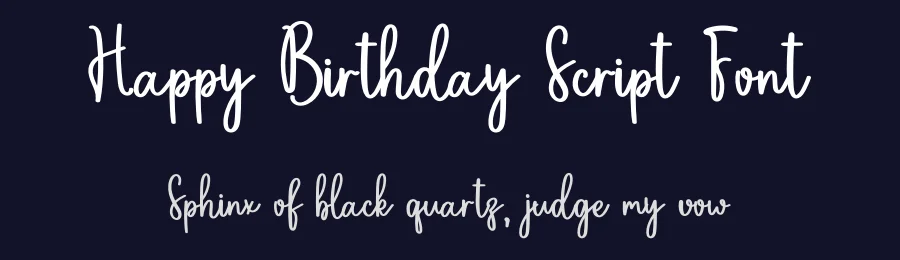 Happy Birthday Script Font by inermediaSTUDIO — Script Handwritten Font — thumbnail 2