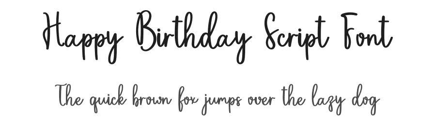 Happy Birthday Script Font by inermediaSTUDIO — Script Handwritten Font