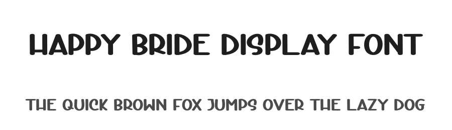 Happy Bride Display Font by creativeletter — Display Font