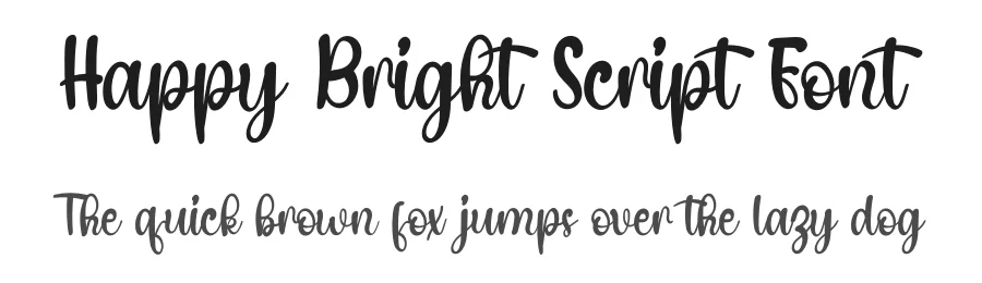 Happy Bright Script Font by inermediaSTUDIO — Script Handwritten Font