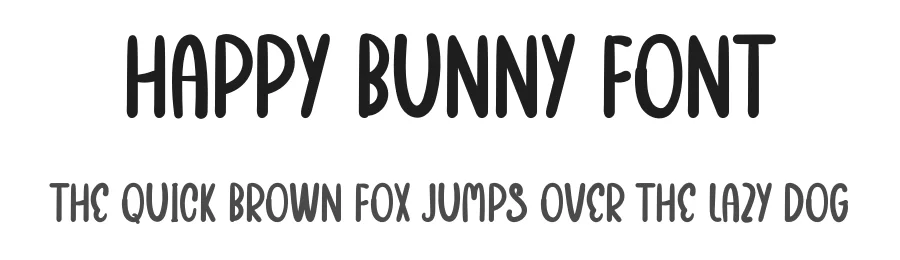Happy Bunny Font by inermediaSTUDIO — Display Font