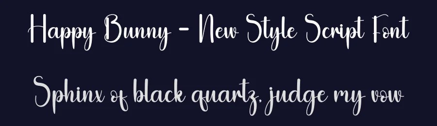 Happy Bunny – New Style Script Font by andikastudio — Script Handwritten Font — thumbnail 2