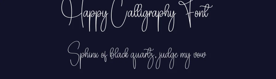 Happy Calligraphy Font by creativeletter — Script Handwritten Font — thumbnail 2