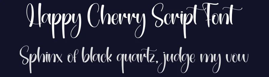Happy Cherry Script Font by creativeletter — Script Handwritten Font — thumbnail 2
